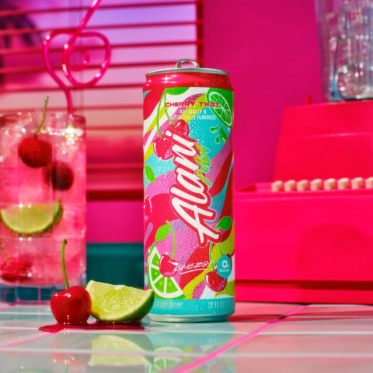Alani Energy Drink Cherry Twist (355ml Can) – The British American