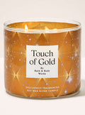 WAX ONLY: Touch of Gold 3-Wick Candle