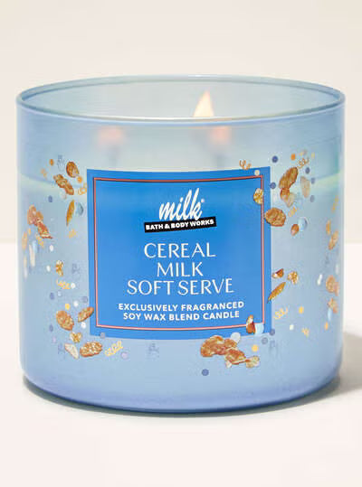 Cereal Milk Soft Serve 3-Wick Candle