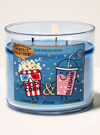 Popcorn and Slushie 3-Wick Candle