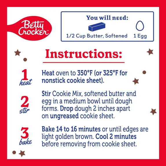 Betty Crocker Soft Baked Caramel Apple Cookie Mix
