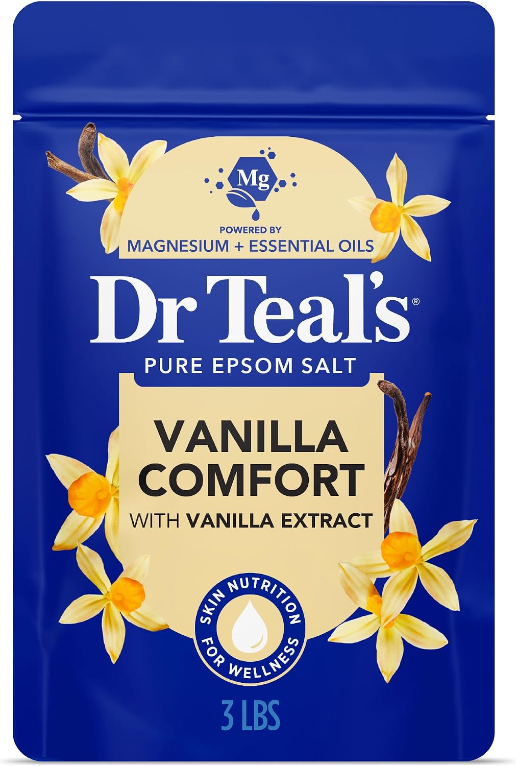 Dr Teal's Pure Epsom Salt Vanilla Comfort