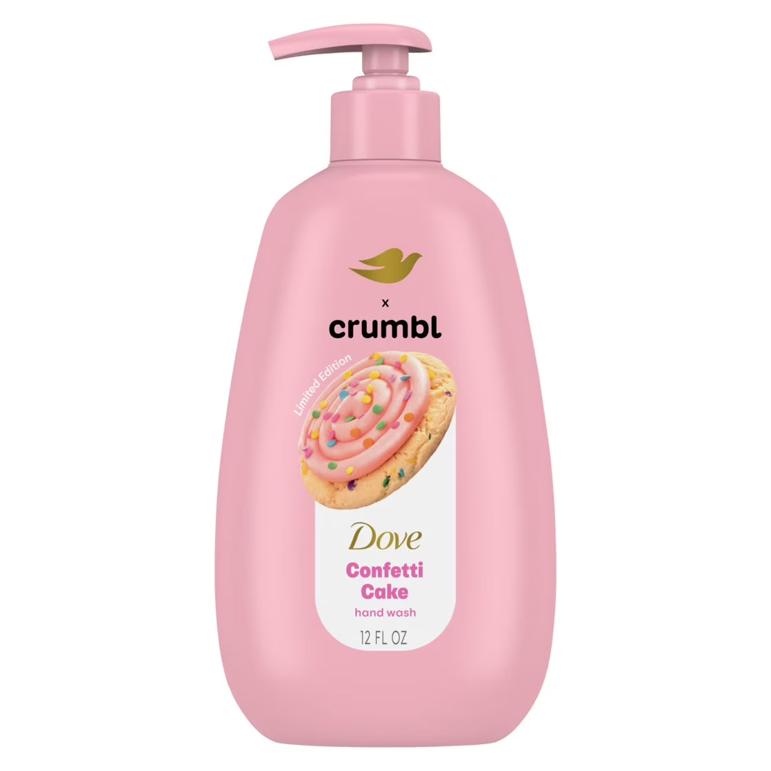 Dove x Crumbl Hand Wash Confetti Cake