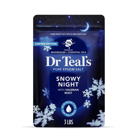 Dr Teal's Pure Epsom Salt Snowy Night