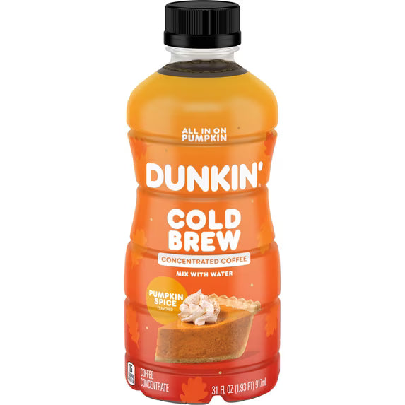 Dunkin Pumpkin Spice Cold Brew