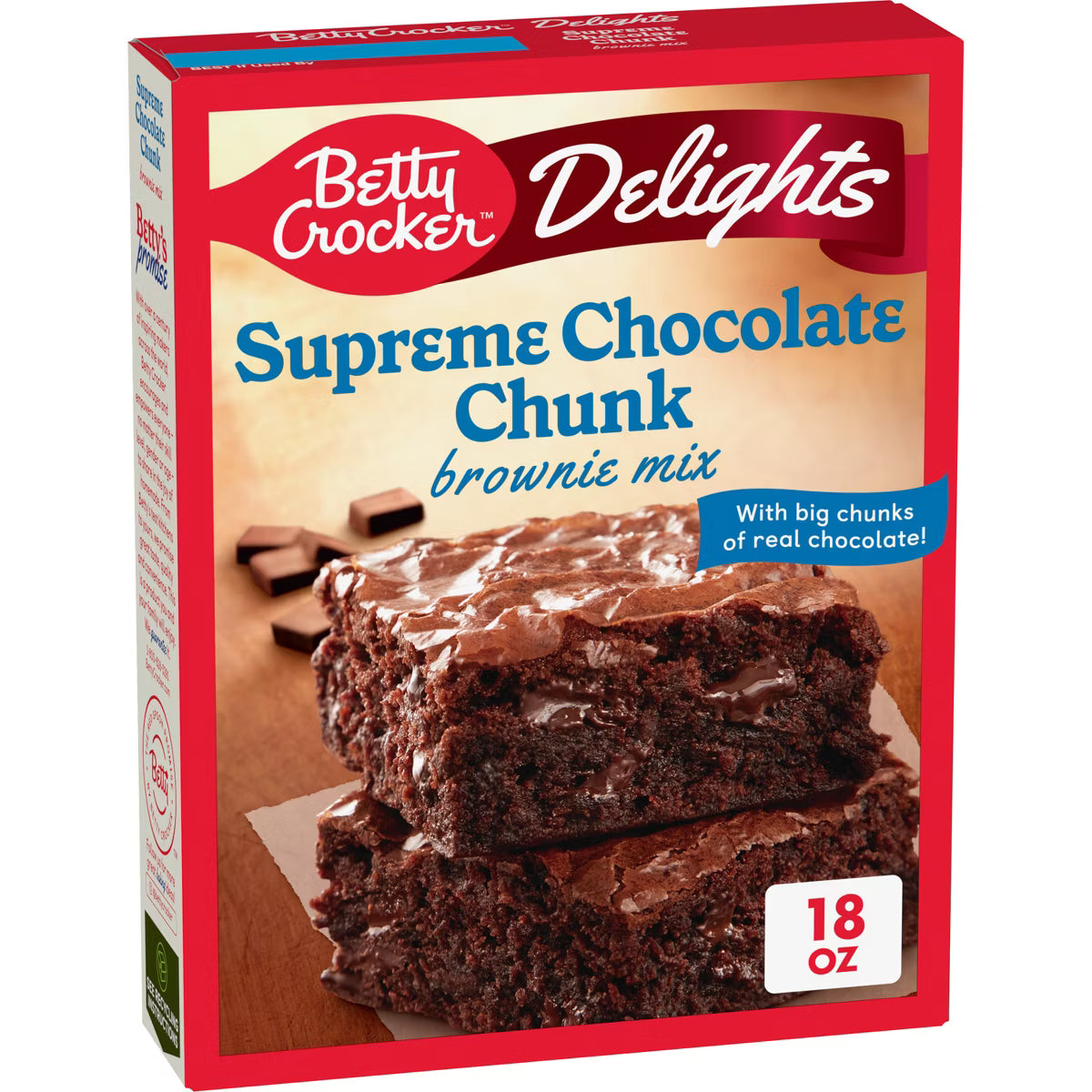 Betty Crocker Supreme Chocolate Chunk Brownie Mix 18oz