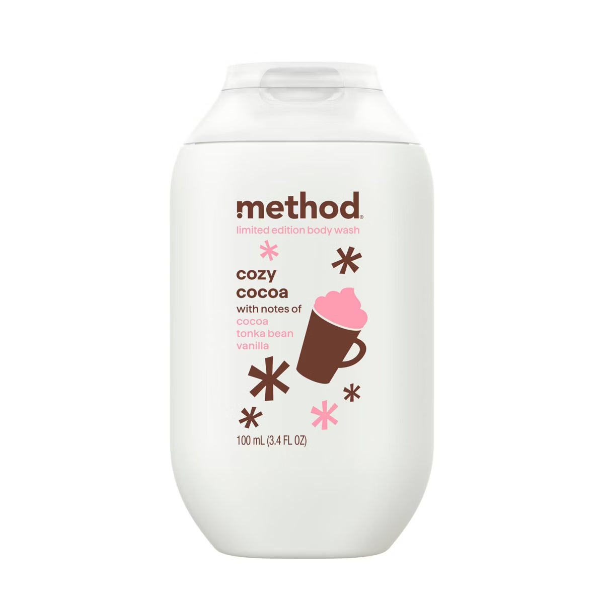 Method Cozy Cocoa Body Wash Travel Size