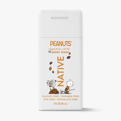 Native Peanuts Maple Latte Body Wash 3 fl oz