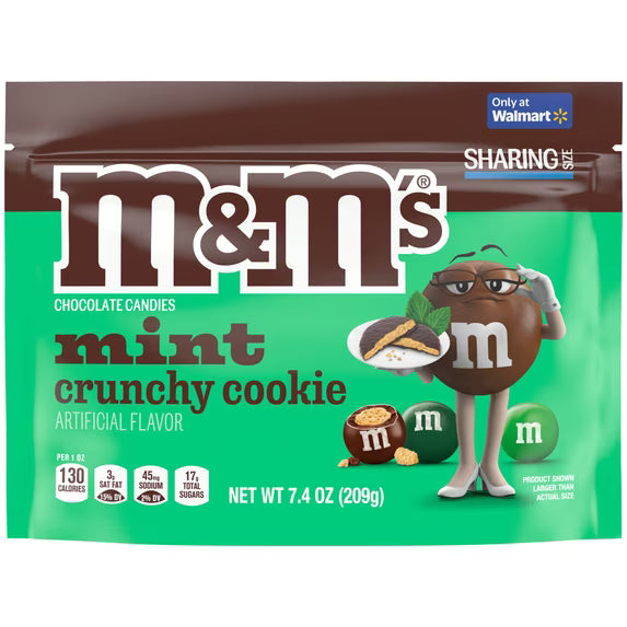 M&M's Mint Crunchy Cookie Sharing Size