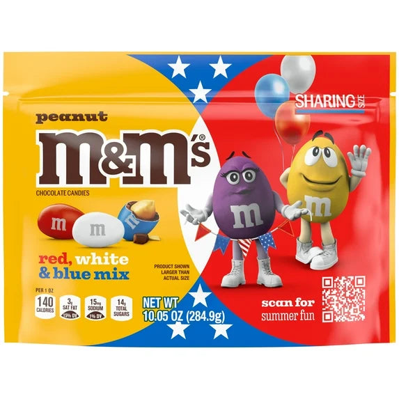 M&M's Peanut 4th July Edition - 9 oz Bag
