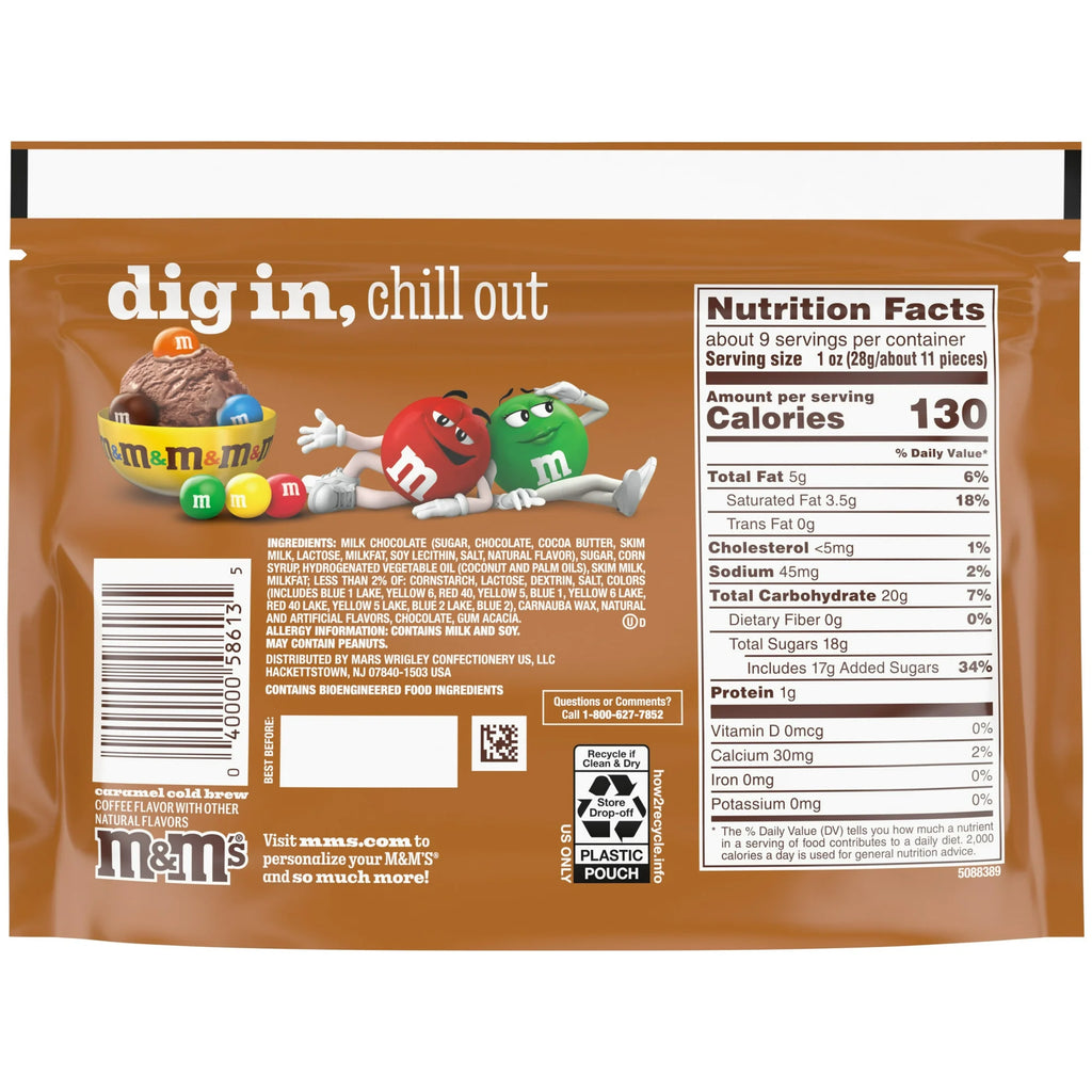 Caramel Cold Brew M&Ms Sharing Size