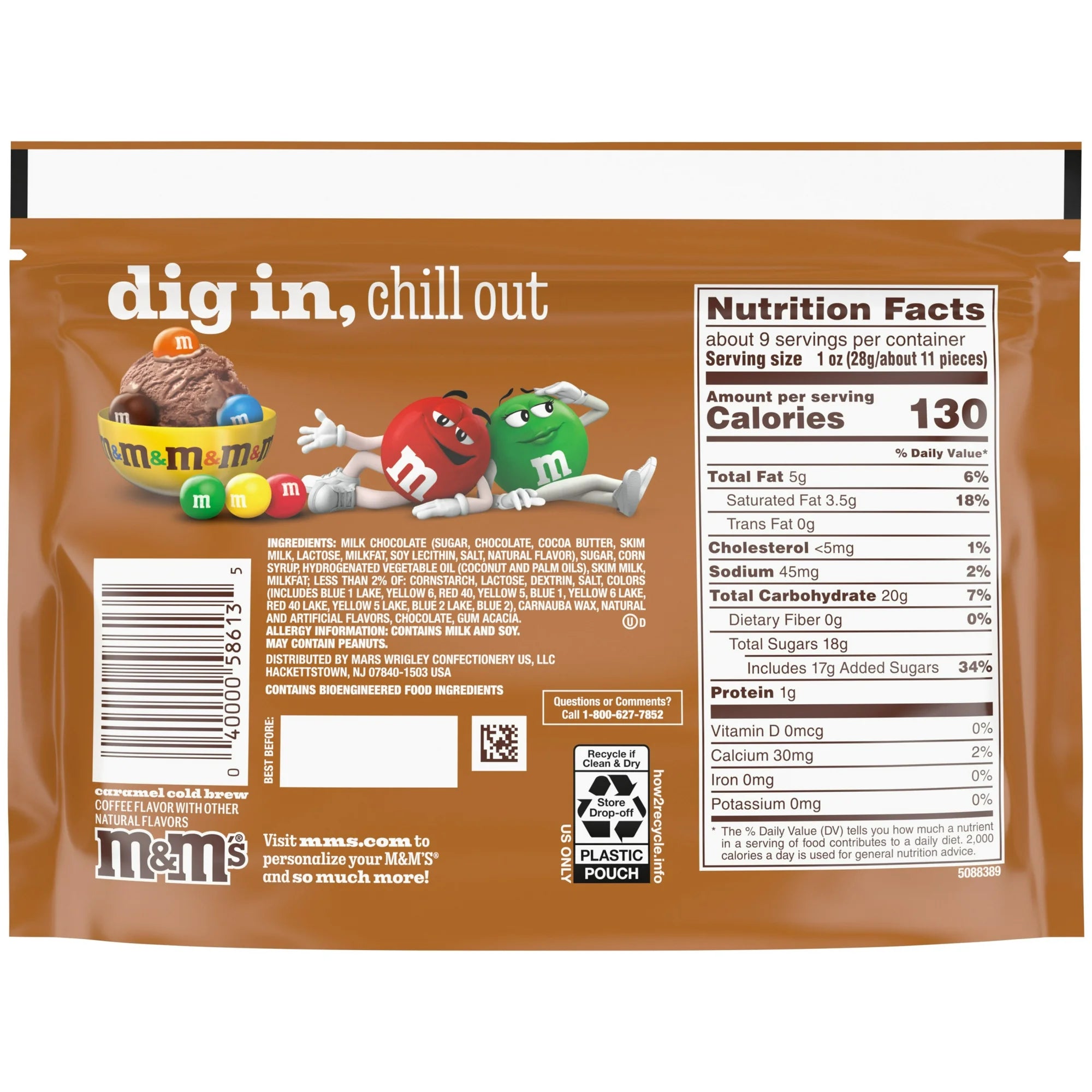 Caramel Cold Brew M&Ms Sharing Size