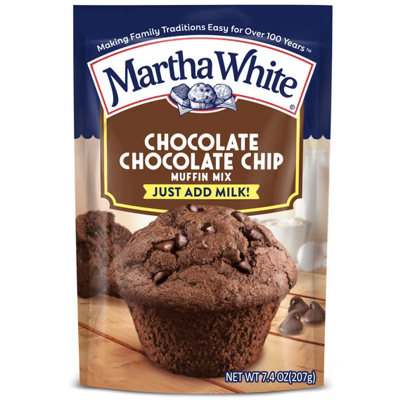 Martha White Chocolate Chocolate Chip Muffin Mix – The British American