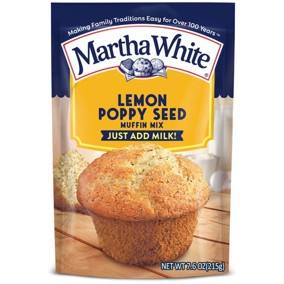 Martha White Lemon Poppy Seed Muffin Mix – The British American