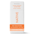 Native Sweet Peach Nectar Body Wash 3 fl oz