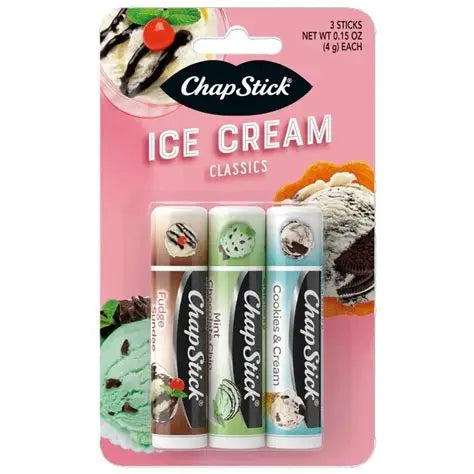 Chapstick Ice Cream Classics 3-Pack