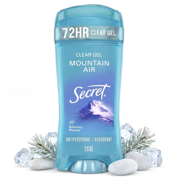 Secret Clear Gel Deodorant Mountain Air 2.6 oz
