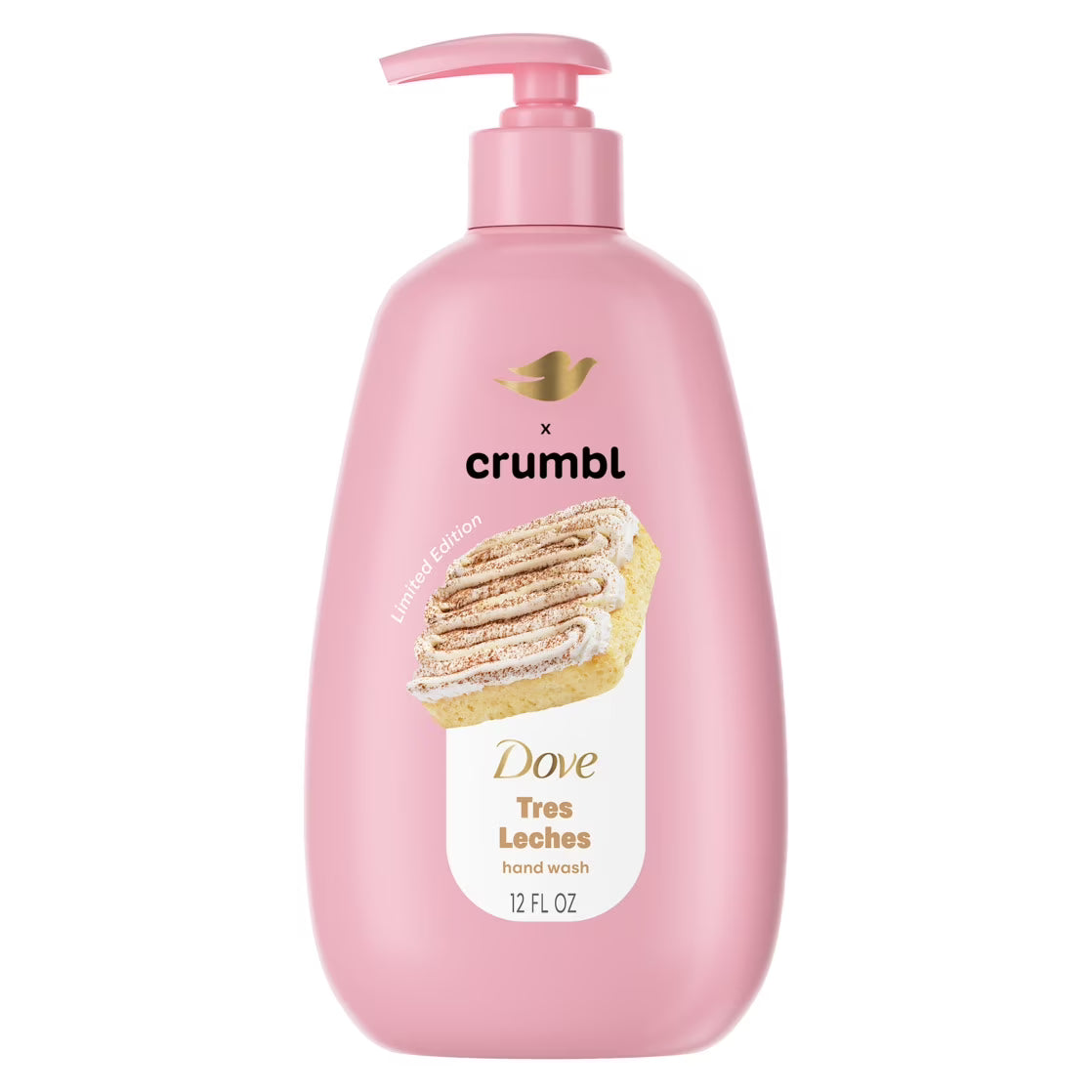 Dove x Crumbl Hand Wash Tres Leches