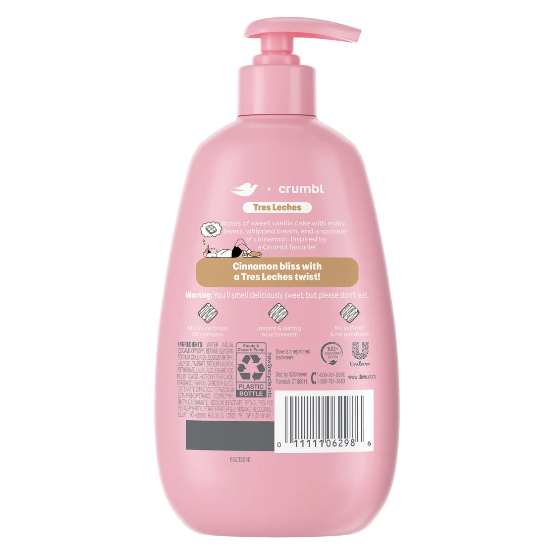 Dove x Crumbl Hand Wash Tres Leches