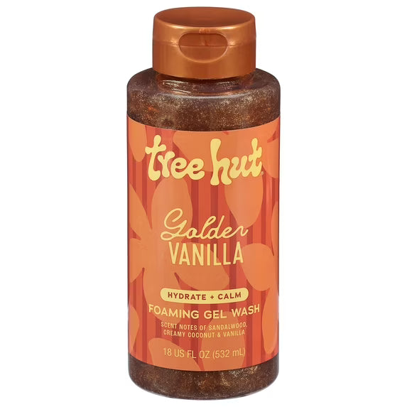 Tree Hut Golden Vanilla Foaming Gel Wash