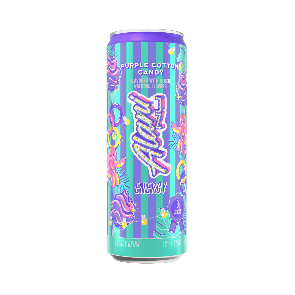 Alani Energy Drink Purple Cotton Candy (355ml Can)