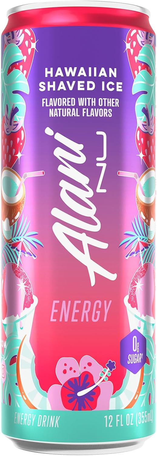 Alani Energy Drink Hawaiian Shaved Ice (355ml Can)
