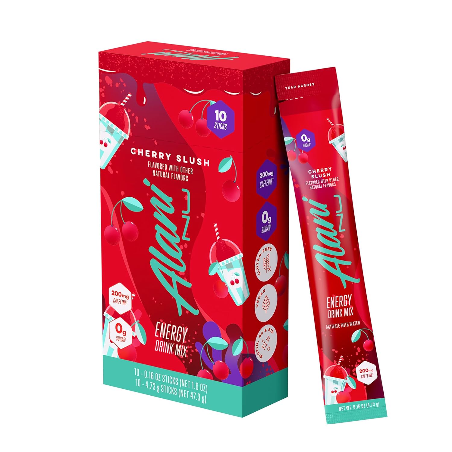 Alani Energy Sticks Cherry Slush 10 Pack
