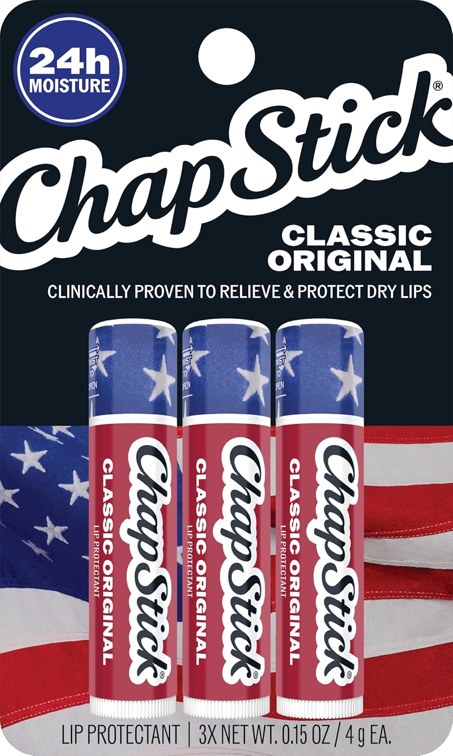Chapstick 3-pack Americana