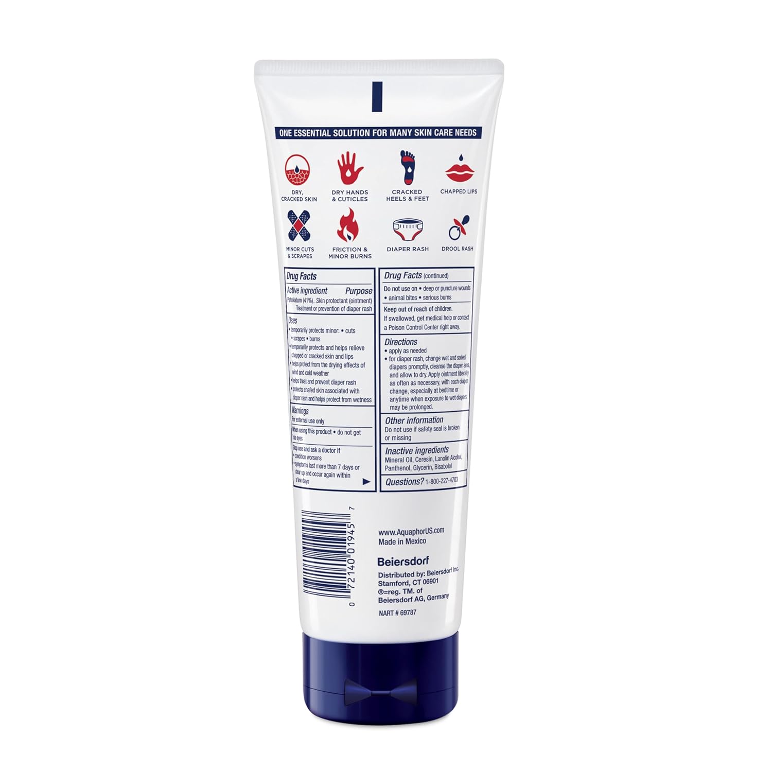 Aquaphor Healing Ointment, 7oz tube