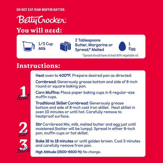 Betty Crocker Cornbread and Muffin Mix