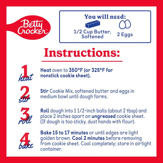 Betty Crocker Soft Baked Pumpkin Spice Cookie Mix