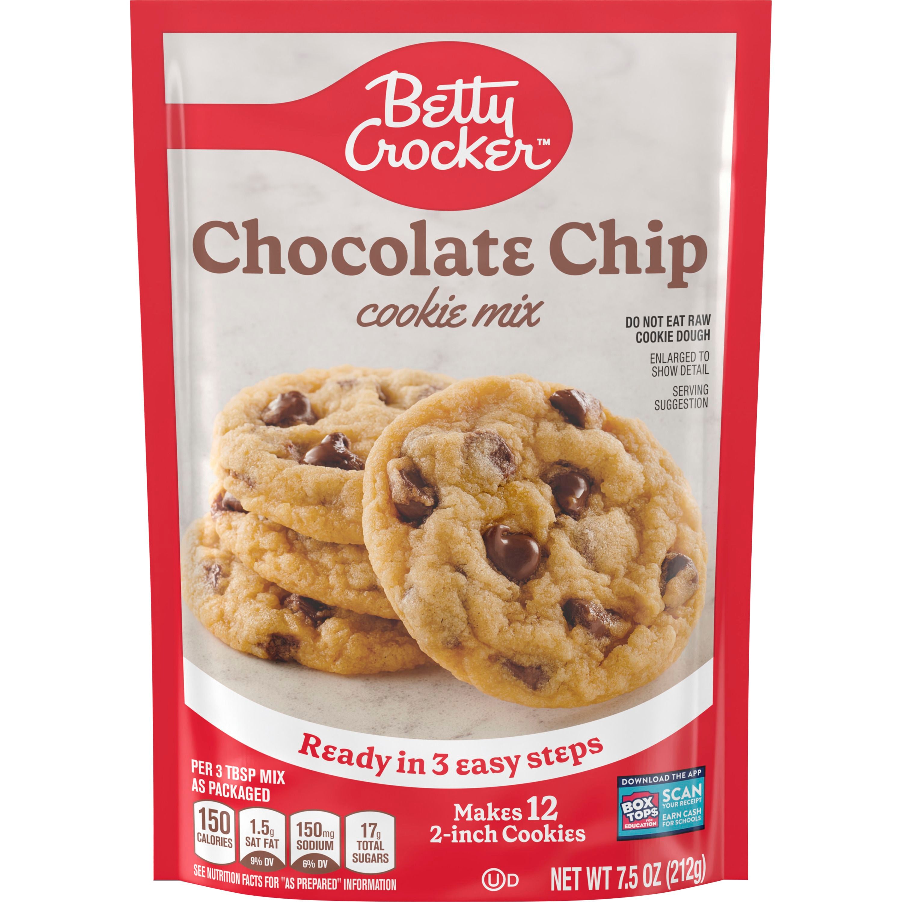Betty Crocker Chocolate Chip Cookie Mix 7.5oz