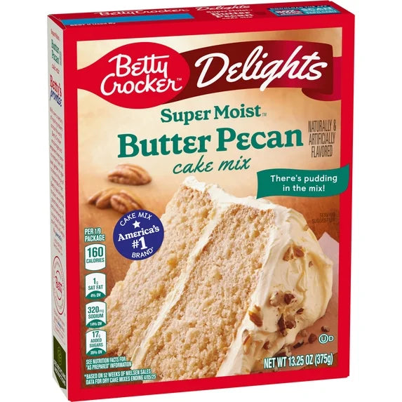 Betty Crocker Butter Pecan Cake Mix 13.25oz