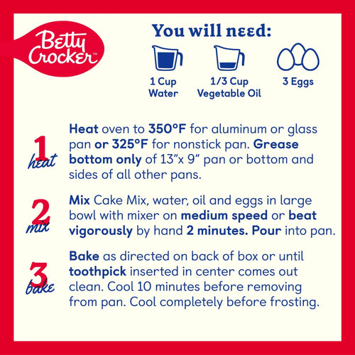 Betty Crocker Butter Pecan Cake Mix 13.25oz