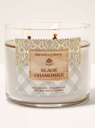Black Chamomile 3-Wick Candle