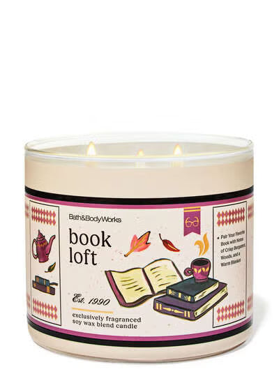Book Loft 3-Wick Candle