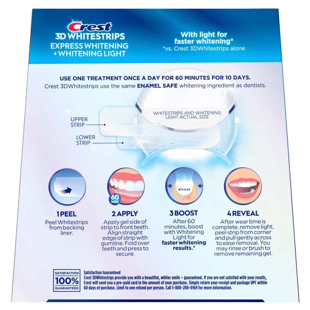 Crest Whitestrips Express Whitening + LED Light