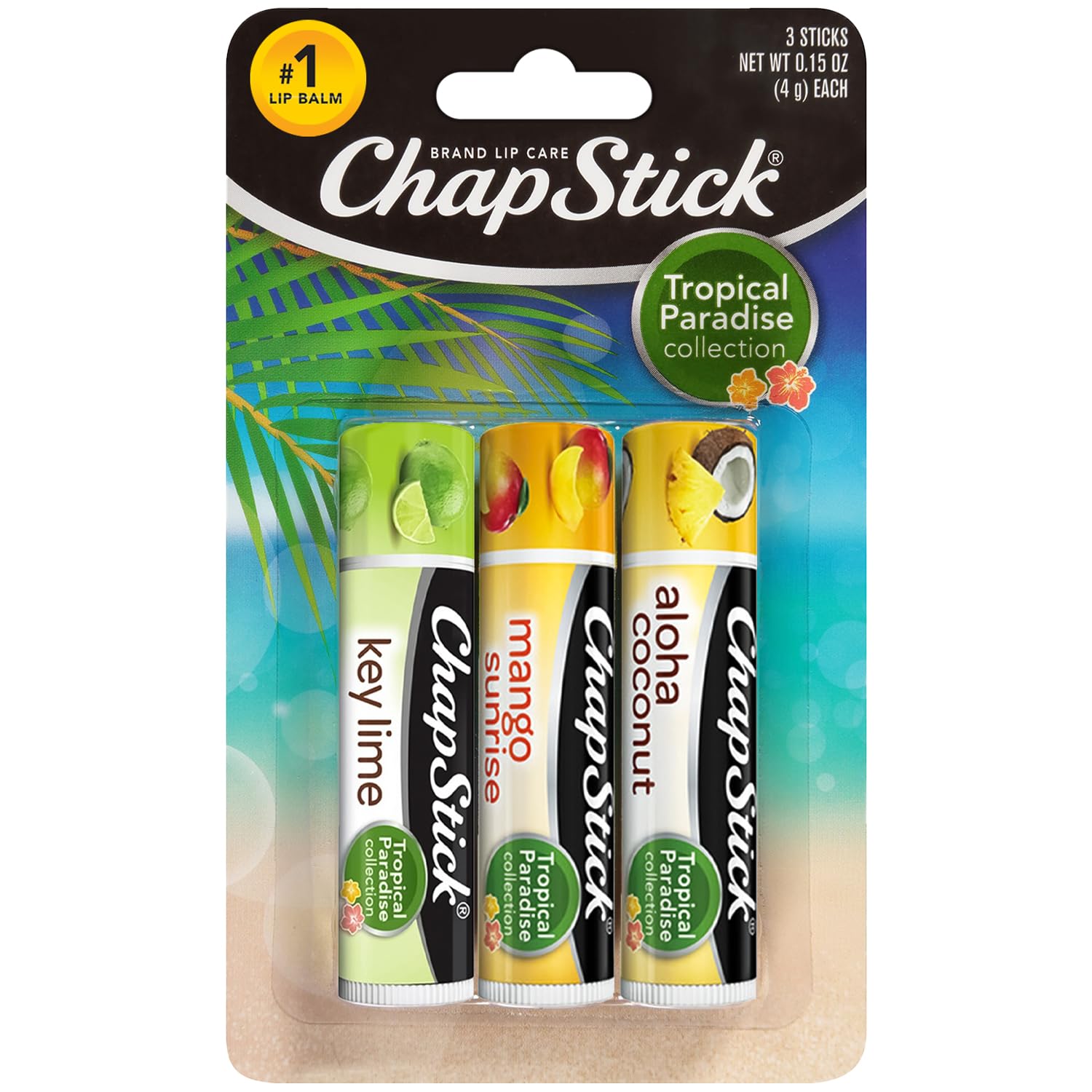 Chapstick Tropical Collection 3-Pack