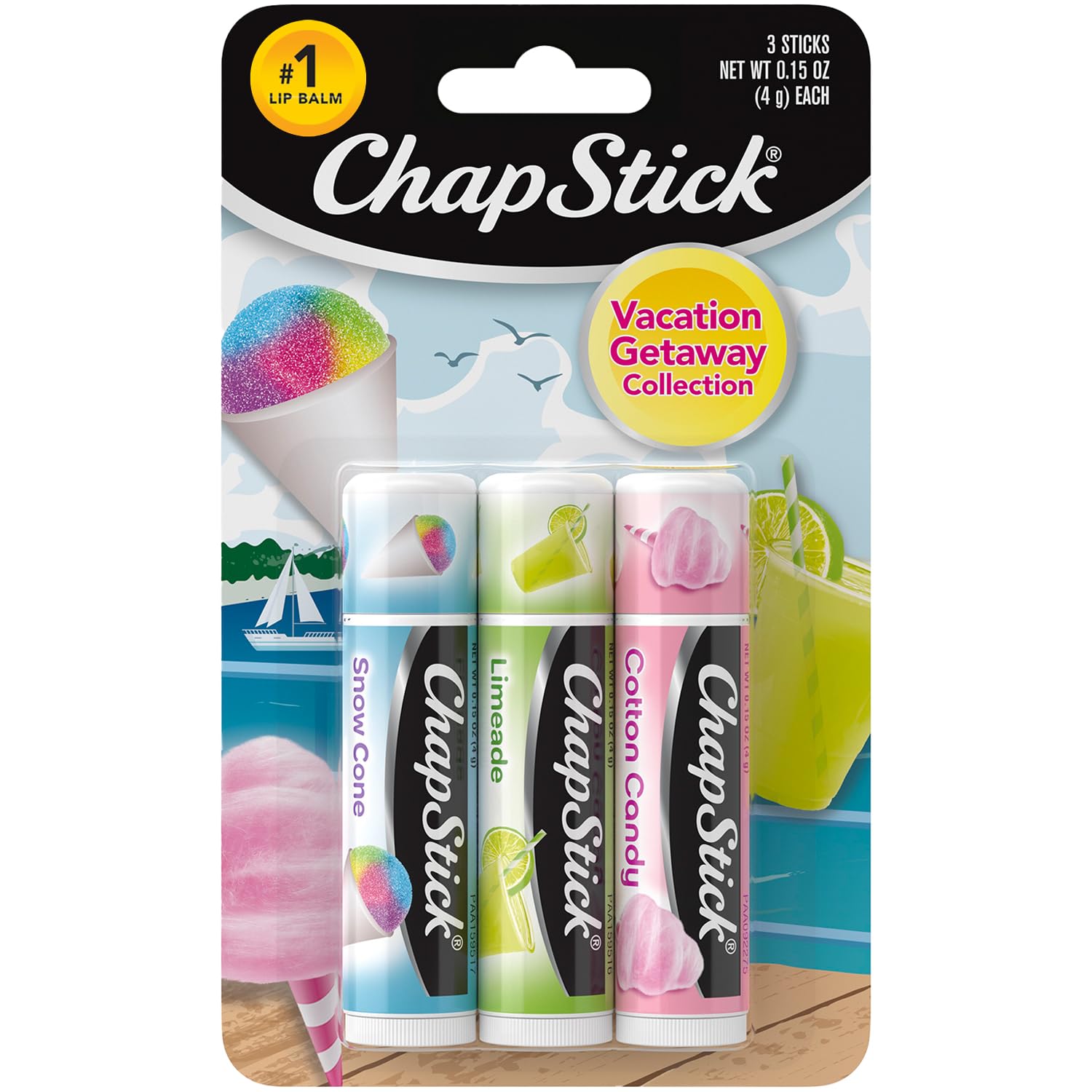 Chapstick Vacation Getaway 3-Pack