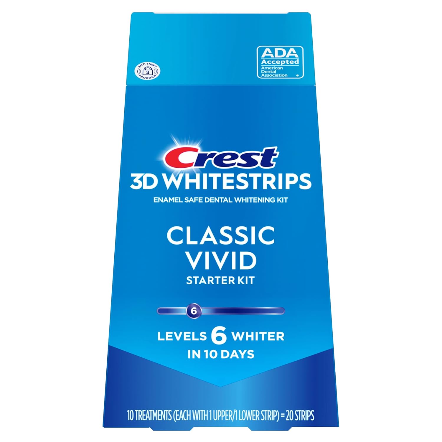 Crest Classic Vivid At-Home Teeth Whitening Starter Kit - 10 Treatments