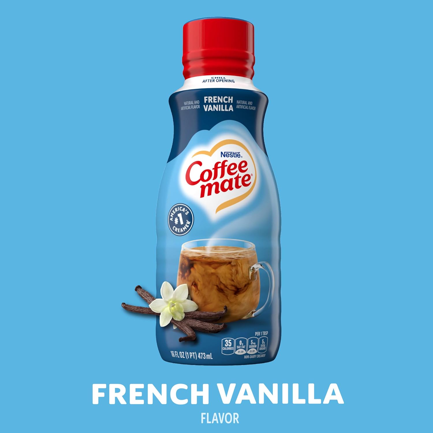 Coffee Mate French Vanilla Creamer (473ml Bottle)