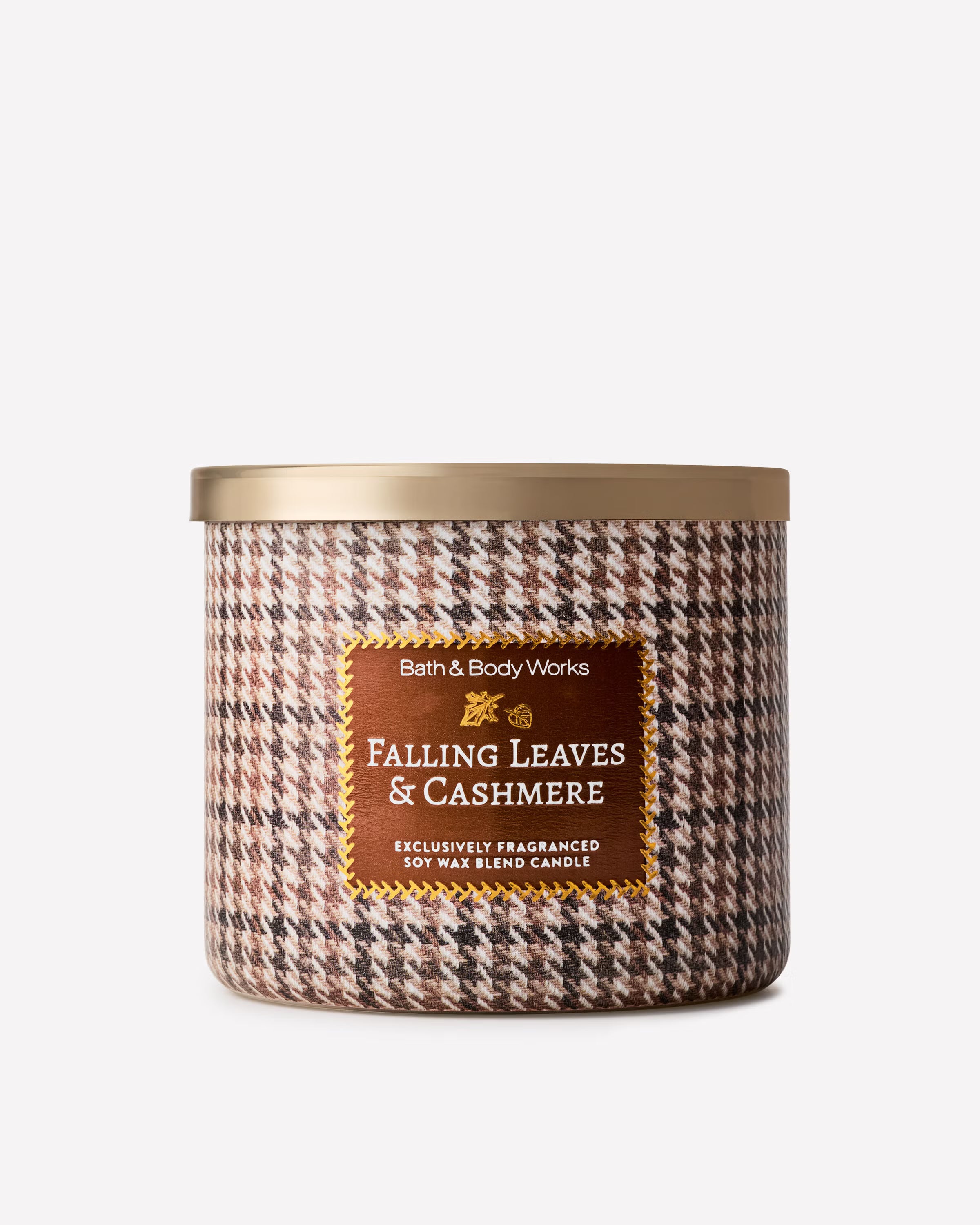 Falling Leaves and Cashmere 3-Wick Candle