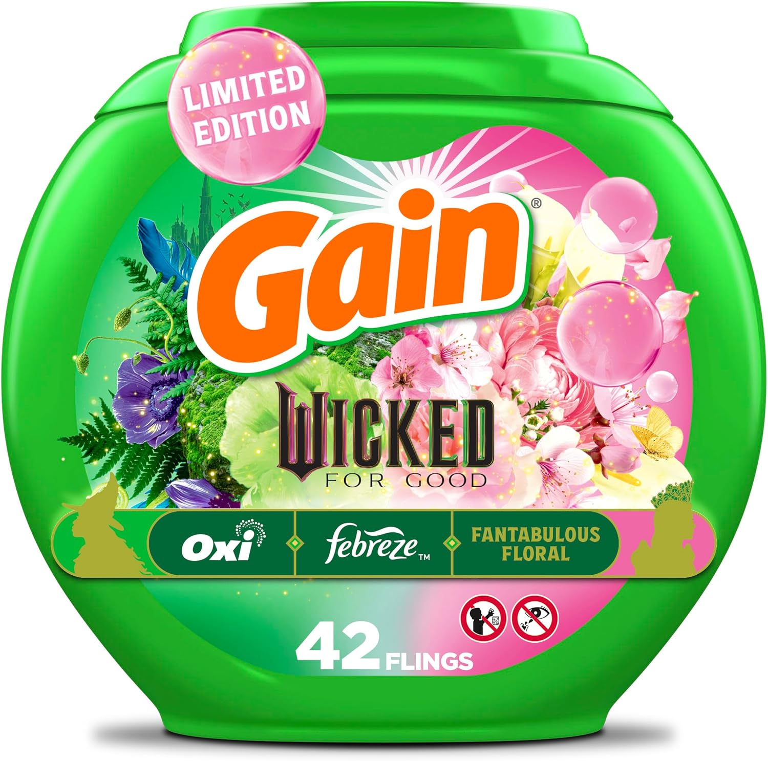 Gain Laundry Pods Wicked Limited Edition