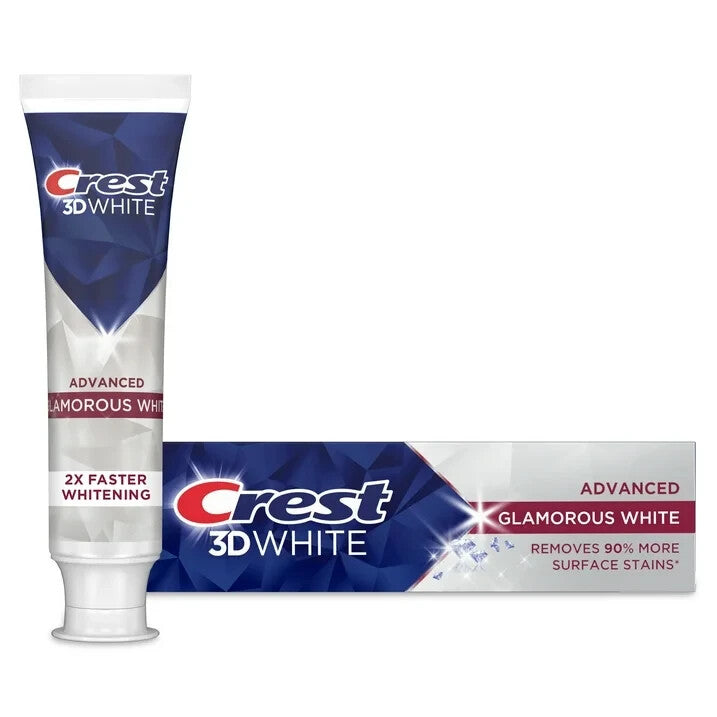 Crest 3D White Toothpaste Glamorous White 3.3 oz