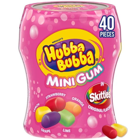 Hubba Bubba Skittles Gum (40 pcs)