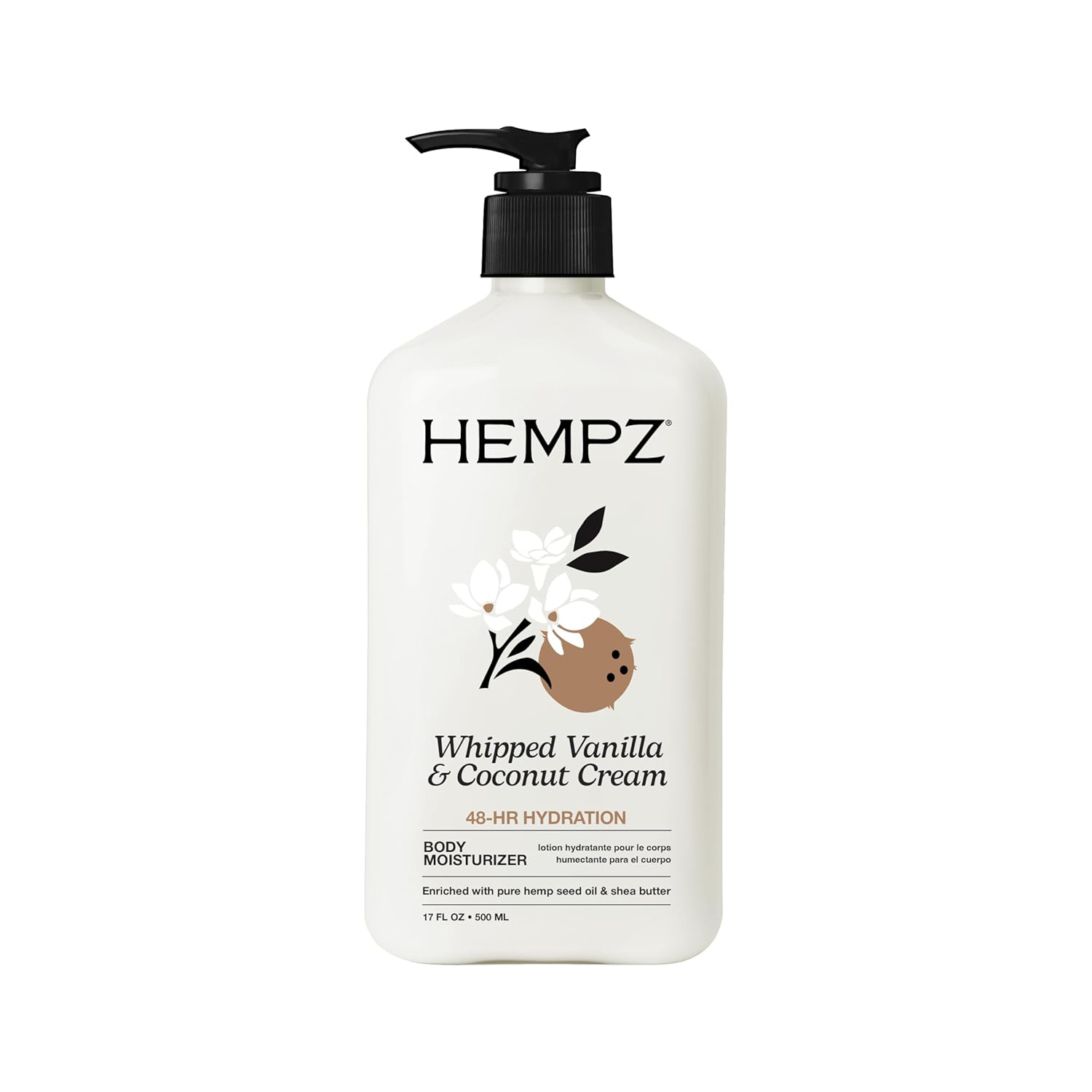 Hempz Whipped Vanilla and Coconut Cream Body Moisturiser