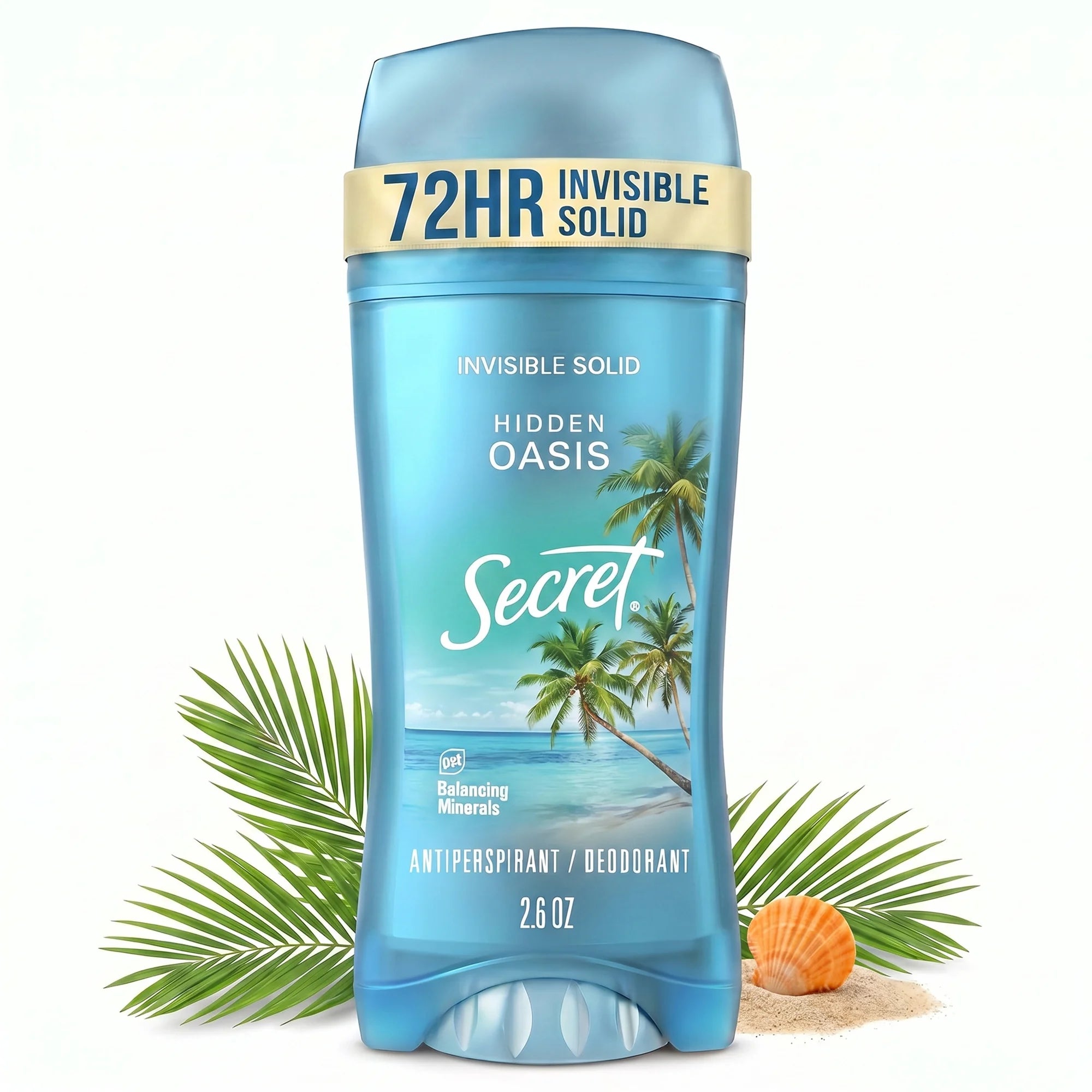 Secret Invisible Solid Deodorant Hidden Oasis 2.6 oz