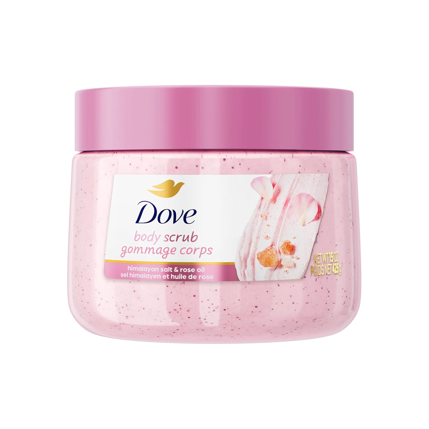 Himalayan Salt and Rose Oil Scrub