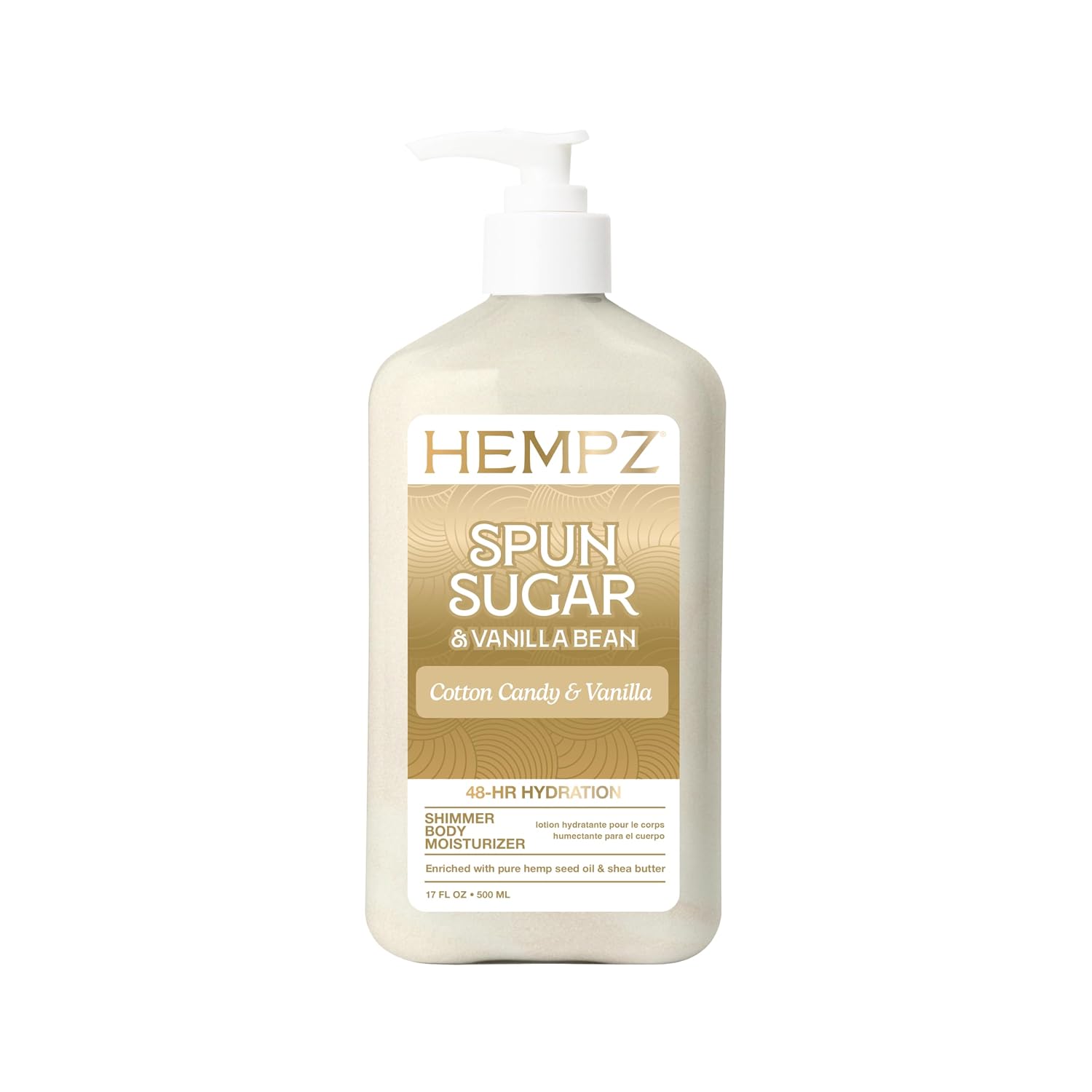 Hempz Spun Sugar and Vanilla Bean Subtle Shimmer Body Lotion (17 fl oz)