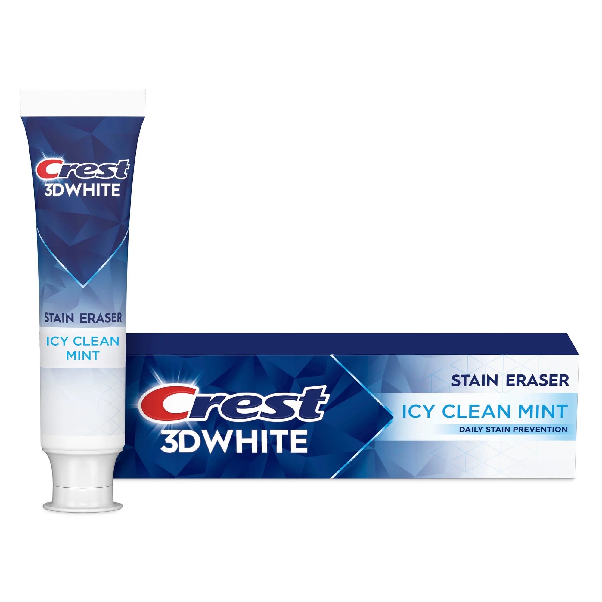Crest 3D White Stain Eraser Toothpaste Icy White 3.3 oz